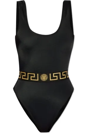 VERSACE Damen, Bademode, Schwarzk, LGröße: