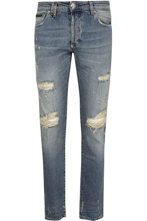 Philipp Plein Herren, Jeans, Blau, W33Größe: