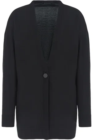 Armani Exchange Damen, Strickwaren, Schwarzk, LGröße: