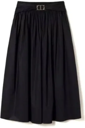 Twin-Set Damen, Röcke, Schwarzk, SGröße: