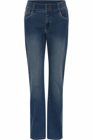 C.ro Damen, Jeans, Blau, 4XLGröße: