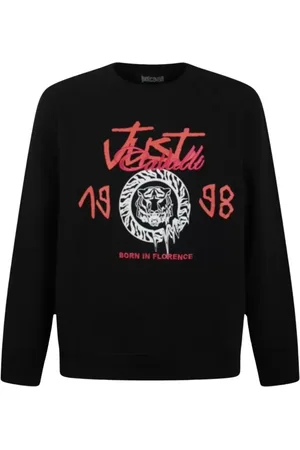 Roberto Cavalli Herren, Sweatshirts & Hoodies, Schwarzk, XSGröße: