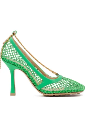 Bottega Veneta Damen, Schuhe, Grün, 39 1/2 EUGröße: