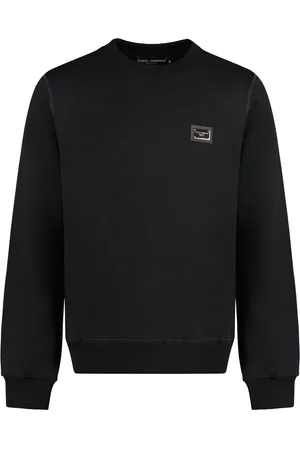 Dolce & Gabbana Herren, Sweatshirts & Hoodies, Schwarzk, SGröße: