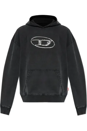 Diesel Herren, Sweatshirts & Hoodies, Schwarzk, XLGröße: