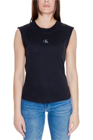 Calvin Klein Damen, Oberteile, Schwarzk, MGröße: