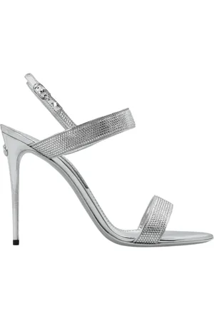 Dolce & Gabbana Damen, Schuhe, Grau, 37 1/2 EUGröße: