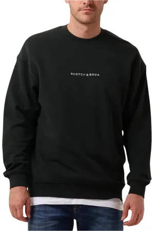 Scotch&Soda Herren, Sweatshirts & Hoodies, Schwarzk, SGröße: