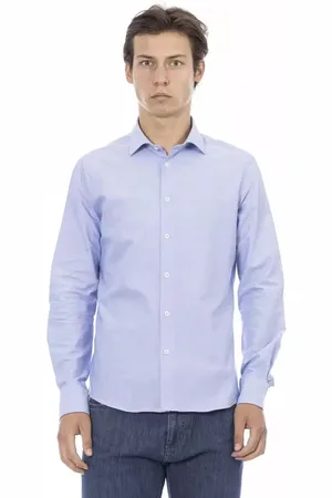 BALDININI Herren, Shirts, Blau, MGröße: