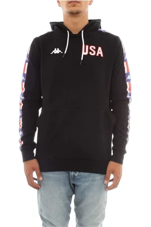 Kappa Herren, Sweatshirts & Hoodies, Schwarzk, XSGröße: