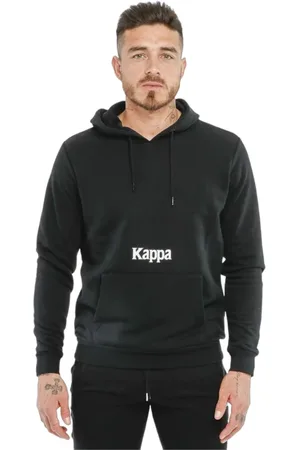 Kappa Herren, Sweatshirts & Hoodies, Schwarzk, SGröße: