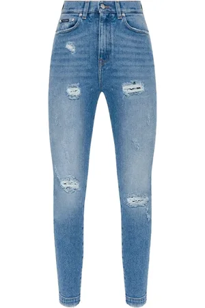 Dolce & Gabbana Damen, Jeans, Blau, MGröße: