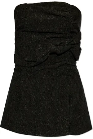 Ganni Damen, Oberteile, Schwarzk, 2XSGröße: