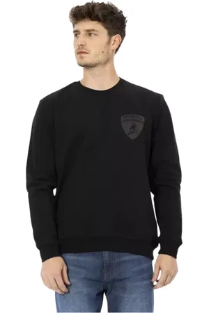 AUTOMOBILI LAMBORGHINI Herren, Sweatshirts & Hoodies, Schwarzk, LGröße: