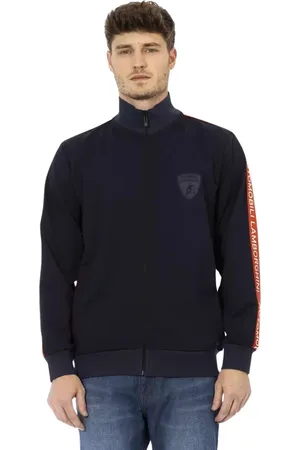 AUTOMOBILI LAMBORGHINI Herren, Sweatshirts & Hoodies, Blau, LGröße: