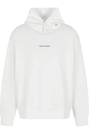 Armani Exchange Herren, Sweatshirts & Hoodies, Weiß, MGröße: