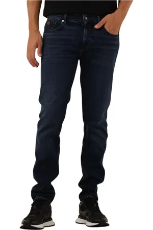 7 for all Mankind Herren, Jeans, Blau, W36Größe: