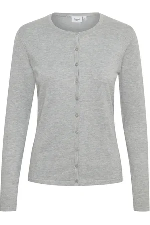 Saint Tropez Damen, Strickwaren, Grau, SGröße: