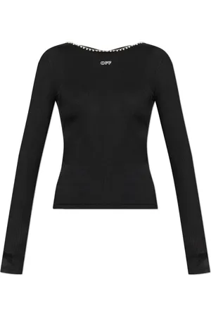 OFF-WHITE Damen, Oberteile, Schwarzk, 2XSGröße: