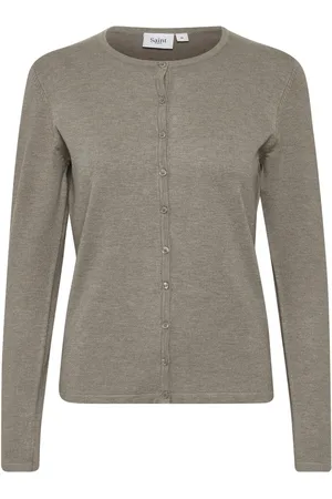 Saint Tropez Damen, Strickwaren, Grau, XLGröße: