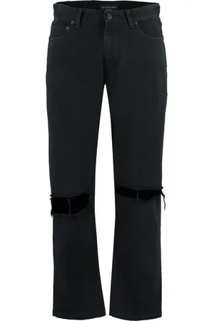 Balenciaga Herren, Jeans, Schwarzk, SGröße: