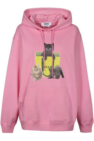 Msgm Damen, Sweatshirts & Hoodies, Rosa, MGröße: