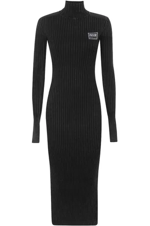 VERSACE Damen, Kleider, Schwarzk, SGröße: