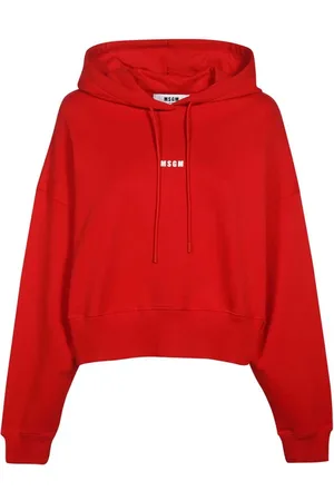 Msgm Damen, Sweatshirts & Hoodies, Rot, SGröße: