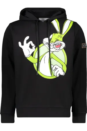 Iceberg Herren, Sweatshirts & Hoodies, Schwarzk, LGröße: