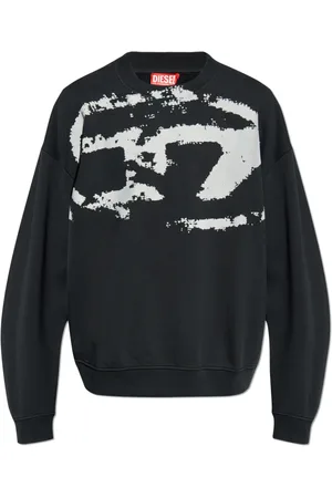 Diesel Herren, Sweatshirts & Hoodies, Schwarzk, 2XLGröße: