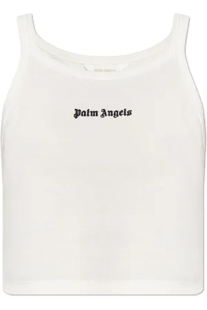 Palm Angels Damen, Oberteile, Weiß, SGröße: