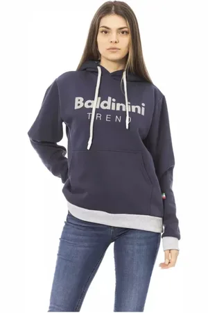BALDININI Damen, Sweatshirts & Hoodies, Blau, MGröße: