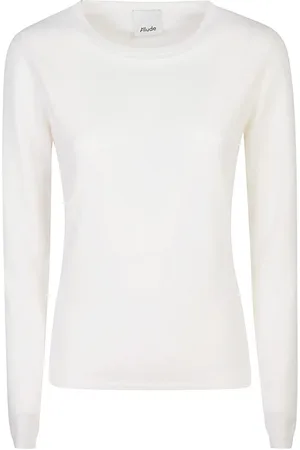 Allude Damen, Strickwaren, Weiß, LGröße: