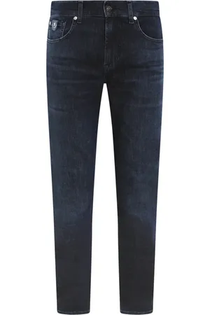 7 for all Mankind Herren, Jeans, Blau, W36Größe: