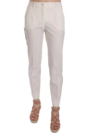 Dolce & Gabbana Damen, Hosen, Weiß, SGröße: