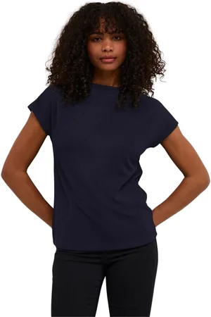 Karen by Simonsen Damen, Oberteile, Blau, MGröße: