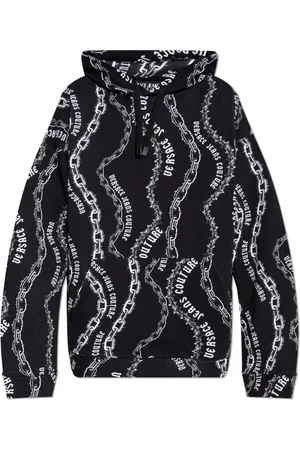 VERSACE Herren, Sweatshirts & Hoodies, Schwarzk, XLGröße: