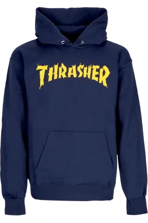 Thrasher Unisex, Sweatshirts & Hoodies, Blau, MGröße: