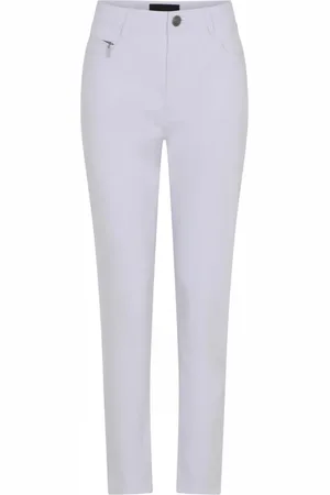 C.ro Damen, Hosen, Weiß, XLGröße:
