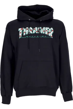 Thrasher Unisex, Sweatshirts & Hoodies, Schwarzk, LGröße:
