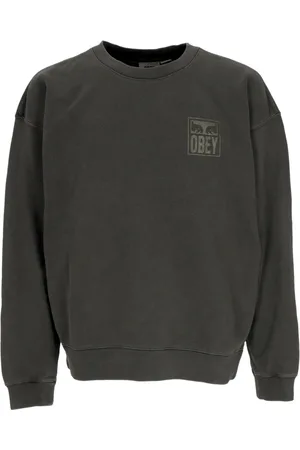 Obey Herren, Sweatshirts & Hoodies, Schwarzk, SGröße: