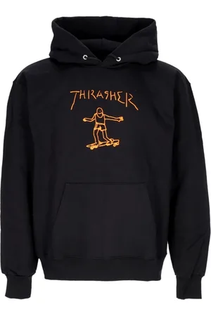Thrasher Herren, Sweatshirts & Hoodies, Schwarzk, SGröße: