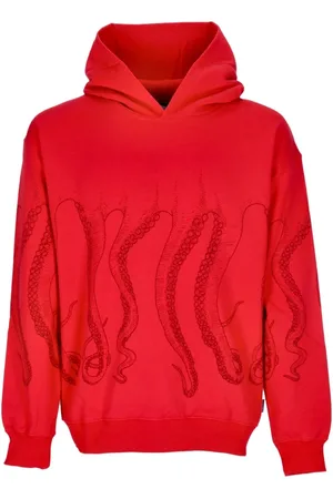 Octopus Herren, Sweatshirts & Hoodies, Rot, LGröße: