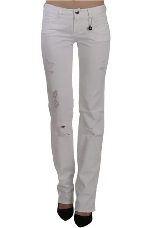 Costume National Damen, Jeans, Weiß, W26Größe: