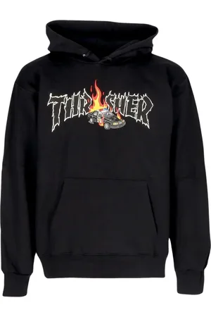Thrasher Herren, Sweatshirts & Hoodies, Schwarzk, SGröße: