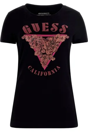 Guess Damen, Oberteile, Schwarzk, SGröße: