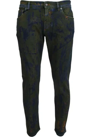 Dolce & Gabbana Herren, Jeans, Grün, SGröße: