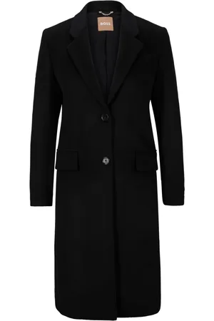 HUGO BOSS Damen, Mäntel, Schwarzk, 2XLGröße: