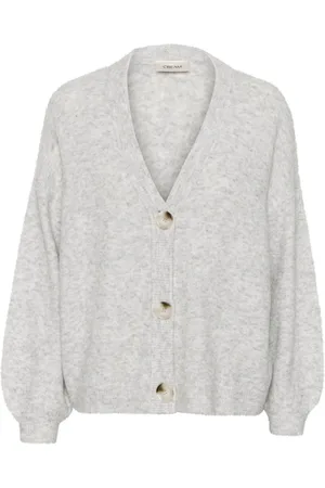 Cream Damen, Strickwaren, Grau, 2XLGröße: