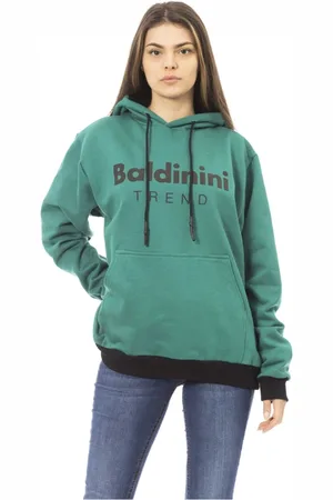 BALDININI Damen, Sweatshirts & Hoodies, Grün, XLGröße: